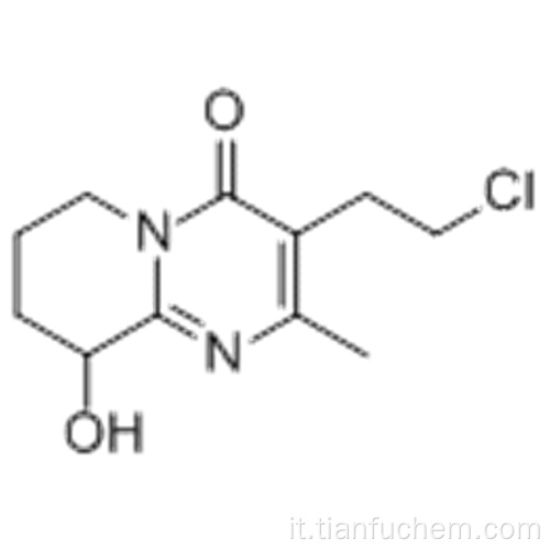 4H-Pyrido [1,2-a] pirimidin-4-one, 3- (2-cloroetil) -6,7,8,9-tetraidro-9-idrossi-2-metil-CAS 130049-82-0